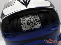 Kimi Raikkonen 2021 Abu Dahbi "Last Race" Helmet / Team Alfa Romeo