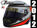 Kimi Raikkonen 2012 Replica Helmet / Lotus F1 - www.F1Helmet.com