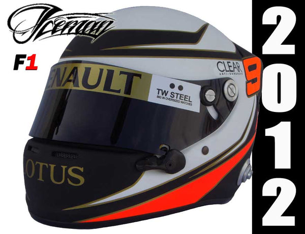 Kimi Raikkonen 2012 Replica Helmet / Lotus F1 - www.F1Helmet.com