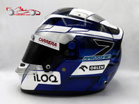 Kimi Raikkonen 2021 Abu Dahbi "Last Race" Helmet / Team Alfa Romeo