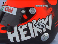 Heikki Kovalainen 2012 Replica Helmet / Caterham F1 - www.F1Helmet.com