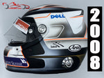 Robert Kubica 2008 INTERLAGOS GP Helmet / BMW F1