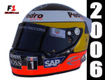 Pedro De La Rosa 2006 Replica Helmet / Mc Laren F1 - www.F1Helmet.com