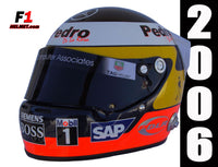 Pedro De La Rosa 2006 Replica Helmet / Mc Laren F1 - www.F1Helmet.com