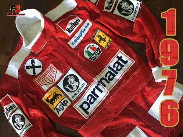 Niki Lauda 1976 Replica racing suit / Ferrari F1 - www.F1Helmet.com