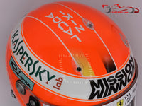 Sebastian Vettel 2019 Tribute to Niki Lauda Helmet / Ferrari F1 - www.F1Helmet.com