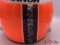 Sebastian Vettel 2019 Tribute to Niki Lauda Helmet / Ferrari F1 - www.F1Helmet.com