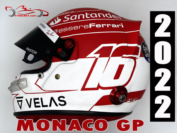 Charles Leclerc 2022 MONACO GP Replica Helmet / Team Ferrari
