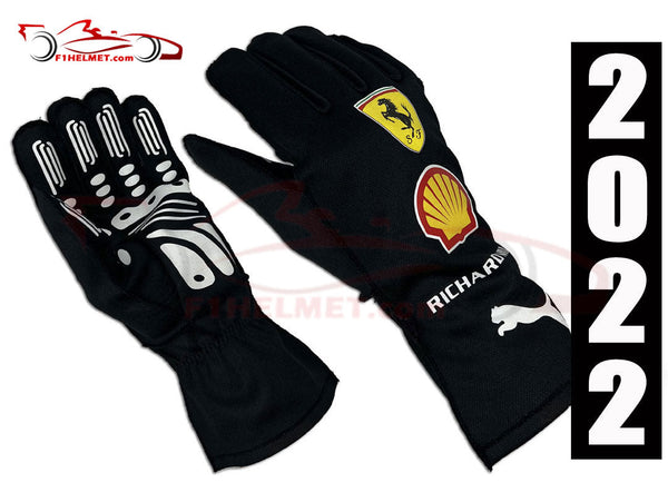Carlos Sainz 2022 Replica Racing Gloves / Ferrari