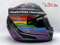 Lewis Hamilton 2021 QATAR GP Replica Helmet / Team AMG