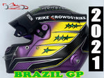 Lewis Hamilton 2021 BRAZIL GP Replica Helmet / Team AMG