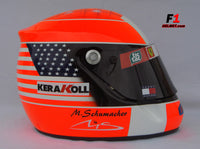 Michael Schumacher 2001 Indianapolis GP Helmet / Ferrari F1 - www.F1Helmet.com