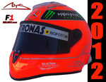 Michael Schumacher 2012 Replica Helmet / Mercedes Benz F1 - www.F1Helmet.com