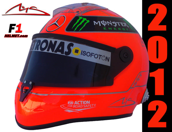 Michael Schumacher 2012 Replica Helmet / Mercedes Benz F1 - www.F1Helmet.com