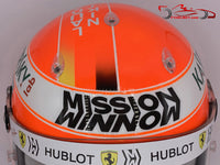 Sebastian Vettel 2019 Tribute to Niki Lauda Helmet / Ferrari F1 - www.F1Helmet.com