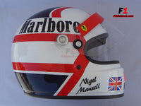 Nigel Mansell 1990 Replica Helmet / Ferrari F1 - www.F1Helmet.com