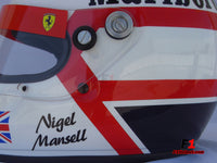Nigel Mansell 1990 Replica Helmet / Ferrari F1 - www.F1Helmet.com