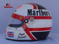 Nigel Mansell 1990 Replica Helmet / Ferrari F1 - www.F1Helmet.com