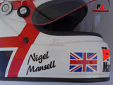 Nigel Mansell 1990 Replica Helmet / Ferrari F1 - www.F1Helmet.com