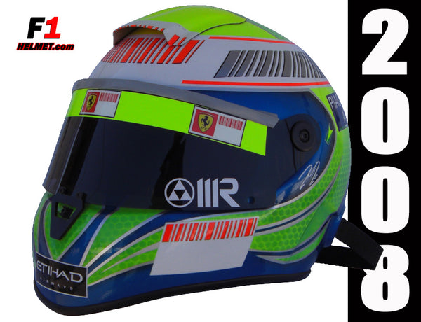 Felipe Massa 2008 Replica Helmet / Ferrari F1 - www.F1Helmet.com