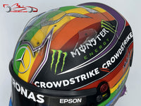 Lewis Hamilton 2021 QATAR GP Replica Helmet / Team AMG