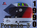 Michael Schumacher 1990 Replica Helmet / Formula 3 - www.F1Helmet.com