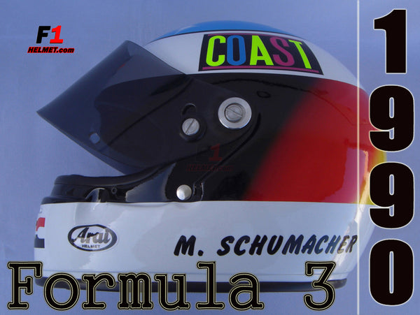 Michael Schumacher 1990 Replica Helmet / Formula 3 - www.F1Helmet.com
