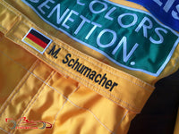 Michael Schumacher 1992 Replica racing suit / Benetton F1 - www.F1Helmet.com