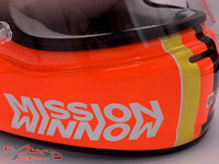 Sebastian Vettel 2019 Tribute to Niki Lauda Helmet / Ferrari F1 - www.F1Helmet.com