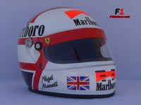 Nigel Mansell 1990 Replica Helmet / Ferrari F1 - www.F1Helmet.com