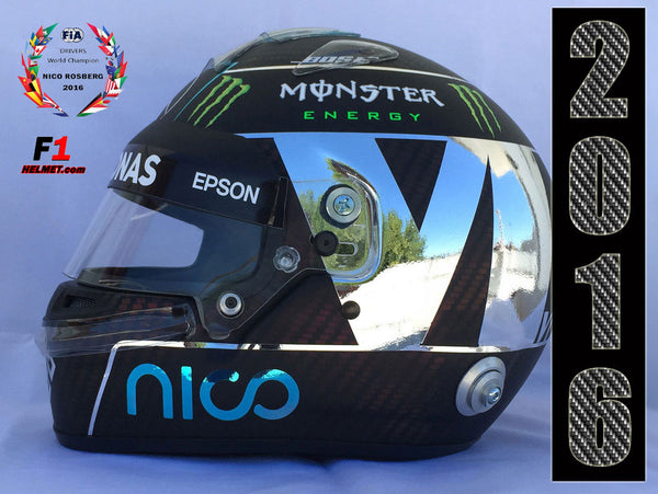 Nico Rosberg 2016 Replica Helmet / Mercedes Benz F1 - www.F1Helmet.com