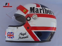 Nigel Mansell 1990 Replica Helmet / Ferrari F1 - www.F1Helmet.com