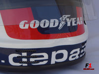 Patrick Depailler 1979 replica helmet / Ligier F1 - www.F1Helmet.com