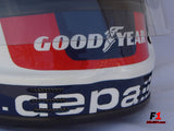 Patrick Depailler 1979 replica helmet / Ligier F1 - www.F1Helmet.com