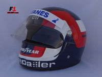 Patrick Depailler 1979 replica helmet / Ligier F1 - www.F1Helmet.com