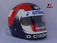 Patrick Depailler 1979 replica helmet / Ligier F1 - www.F1Helmet.com
