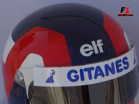 Patrick Depailler 1979 replica helmet / Ligier F1 - www.F1Helmet.com