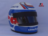 Peter Revson season 1973 replica helmet / Mc Laren F1 - www.F1Helmet.com