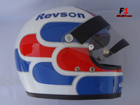 Peter Revson season 1973 replica helmet / Mc Laren F1 - www.F1Helmet.com