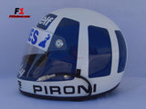 Didier Pironi 1980 replica Helmet / Mc Ligier F1 - www.F1Helmet.com