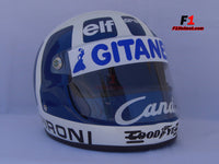 Didier Pironi 1980 replica Helmet / Mc Ligier F1 - www.F1Helmet.com