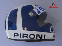 Didier Pironi 1980 replica Helmet / Mc Ligier F1 - www.F1Helmet.com