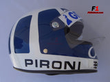 Didier Pironi 1980 replica Helmet / Mc Ligier F1 - www.F1Helmet.com