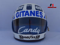 Didier Pironi 1980 replica Helmet / Mc Ligier F1 - www.F1Helmet.com