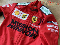 Vettel 2020 Mission Winnow Replica racing suit / Team Ferrari
