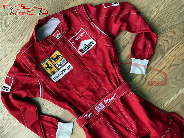 Nigel Mansell 1990 Replica racing suit / Ferrari F1