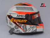 Kimi Raikkonen 2008 MONACO GP Helmet / Ferrari F1 - www.F1Helmet.com