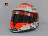 Kimi Raikkonen 2008 MONACO GP Helmet / Ferrari F1 - www.F1Helmet.com