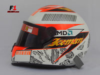 Kimi Raikkonen 2008 MONACO GP Helmet / Ferrari F1 - www.F1Helmet.com