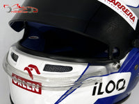 Kimi Raikkonen 2021 Abu Dahbi "Last Race" Helmet / Team Alfa Romeo